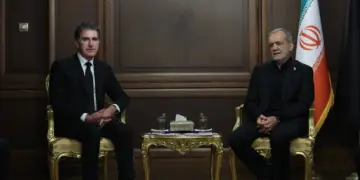Nêçîrvan Barzanî û Pezeşkîyanî pêvînayîş kerd