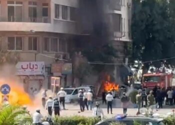 Şam de nêzdîyê otêla ke Macron tede maneno teqîyayîş bi