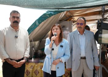 Hemşaredaranê Amedî ra zîyaretê paştîdayîşî yê nobeta JES’î ya Gimgimî