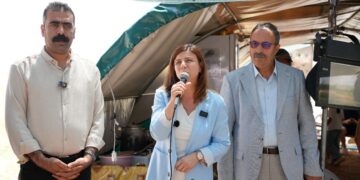 Hemşaredaranê Amedî ra zîyaretê paştîdayîşî yê nobeta JES’î ya Gimgimî