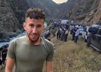Cenazeyê Erkan Sak ê ku ketibû avê hat dîtin