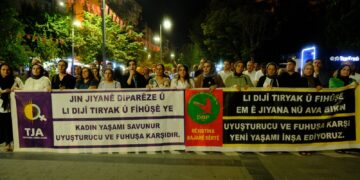 Nobeta li dijî fihûş û tiryakê ya Sêrtê bi meş û daxuyaniyê bi dawî bû