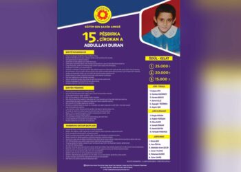 Serlêdanên Pêşbirka Çîrokan a Abdullah Duran a 15emîn dest pê kir