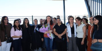 Sevîl Rojbîn Çetîn ji girtîgeha Amedê hate berdan