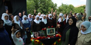 Bi girseyî serdana şîna Zarîn Akbaş kirin