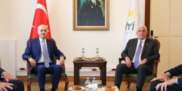 Numan Kurtulmuş bi AKPê û ÎYÎ Partiyê re hevdîtin pêk anî