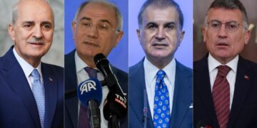 Numan Kurtulmuş tekildarî qanûna çarçoveyî bi AKPê re civiya