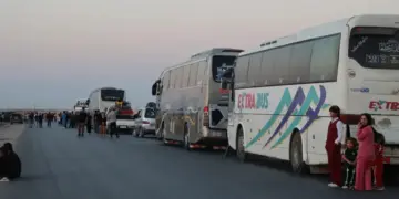 Koma dawîn a koçberan gihîşt Efrînê