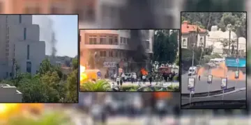 Di kêliya serdana Macron a Şamê de rêzeteqîn pêk hatin
