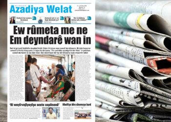 Azadiya Welat bi manşeta ‘Ew rûmeta me ne, em deyndarên wan in’ derket