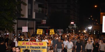 Gelê Bismîlê li dijî tiryak û çetebûyînê meşiya