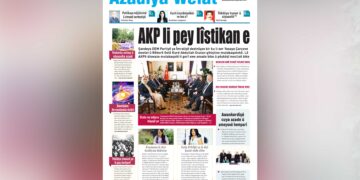 Azadîya Welat bi manşetê ‘AKP li pey lîstikan e’ vejîya