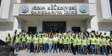 Şaredariya Îdirê seferberiya paqijiyê da destpêkirin