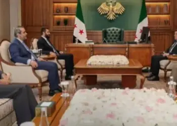 Mazlûm Ebdî, Îlham Ehmed û Ehmed El Şera civiyan