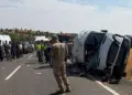Licê de qezaya trafîkî: 7 kesî merdî 9 kesî zî birîndar bîyî