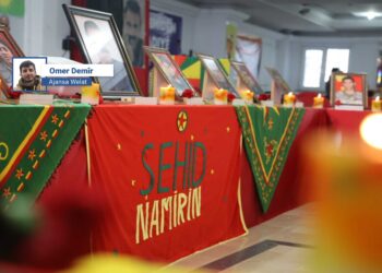 ‘Em bi saya şehîdan li ser piyan in’