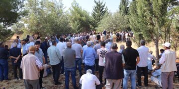 Cenazeyê xwarziyê Abdullah Ocalan hat veşartin
