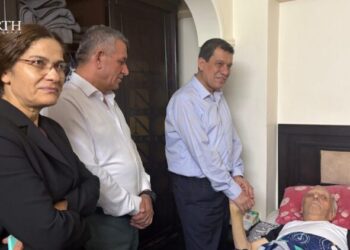 Mazlûm Ebdî û Îlham Ehmede Mihemed Mûsa zîyaret kerd