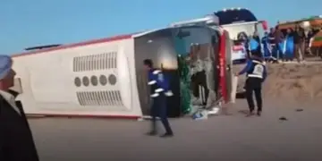 Di qezaya trafîkê ya Misrê de 16 kes mirin