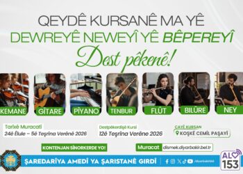 Amed de muracatanê atolye û kursanê hunerî dest pêkerd