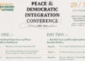 London do mêmandarîya ‘Konferansê Aştî û Entegrasyonê Demokratîkî’ bikero
