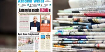 Azadiya Welat bi manşeta ‘Astengiya mezin tecrîd e’ derket
