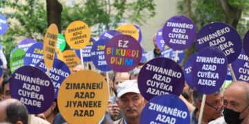 “Ganî heqê kurdan û ziwanî bi fermî bêrê naskerdene”