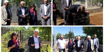 Selçûk Mizrakli li Amedê serdana goristanan kir
