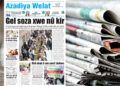 Azadiya Welat bi manşeta ‘Gel soza xwe nû kir’ derket