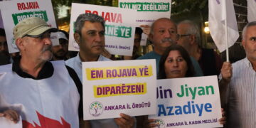 Li Enqereyê kuştina Sîpan Hiznî û bûyerên li Rojava qewimîne hatin şermezarkirin