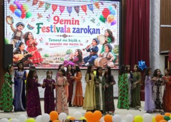 Li Kobanê Mihrîcana Zarokan a 9emîn pêk hat