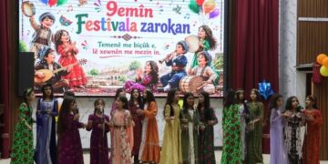 Li Kobanê Mihrîcana Zarokan a 9emîn pêk hat