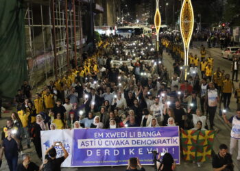 Meş û çalakiyên 1ê Îlonê: Daxwaza sereke azadiya fîzîkî ya Abdullah Ocalan e