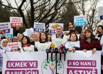 DEM Partiyê kampanyaya ‘Ji Nan, Aştî û Edaletê re Bûdce’ da destpêkirin