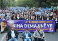 Bi hezaran li Amed, Sêrt û Êlihê Komploya 9ê Cotmehê şermezar kirin