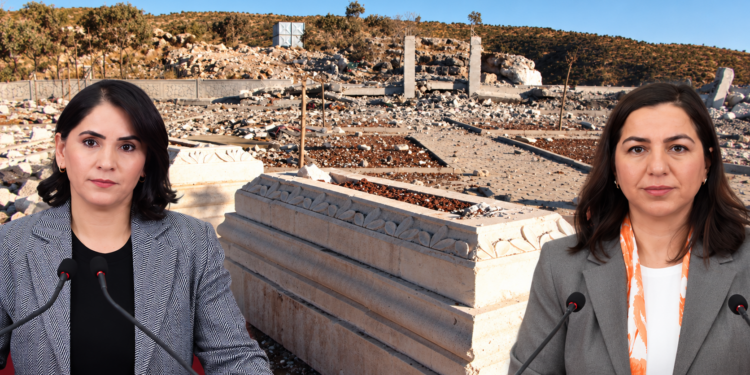 DEM Partiyê ji Meclisê xwest ku ji bo cenaze û goristanên rûxandî lêkolînê bike