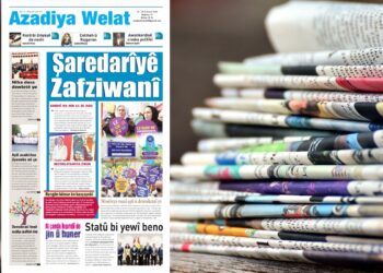 Rojnameya Azadiya Welat bi manşeta ‘Şaredariyê zafziwanî’ derket