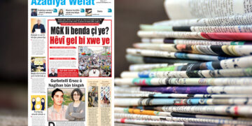 Azadiya Welat bi manşeta ‘MGK li benda çiye? Hêvî gel bi xwe ye’ derket