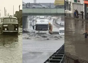 Li Stenbolê felaketa lehiyê: 2 kes mirin û bi sedan cih di bin avê de man