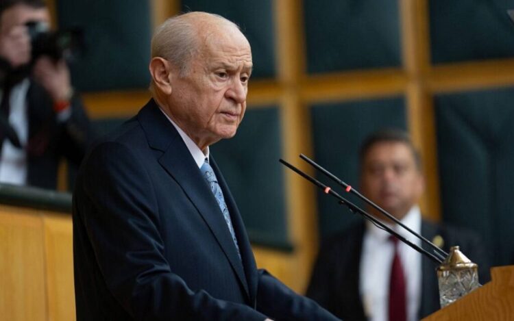 MHP Genel Başkanı Devlet Bahçeli, partisinin TBMM Grup Toplantısı'na katılarak konuşma yaptı. ( Mustafa Çiftçi - Anadolu Ajansı )