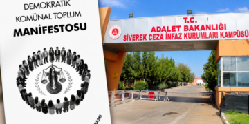 Kitabê “Manîfestoyê Komelê Komunal yê Demokratîkî” Hepisxaneyê Sêwregi de ame qedexekerdiş