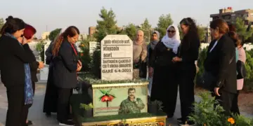 Heyetê Vakurî Şehîdgehê Delîl Saroxanî zîyaret kerd