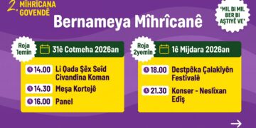 Li Amedê 2yemîn Mihrîcana Govendê tê lidarxistin