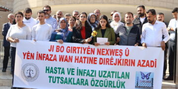 ‘Rawestandina înfazan û xetereya li ser girtiyên nexweş dewam dikin’