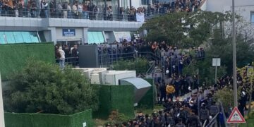 Polîs ket nava Zanîngeha Bogazîçiyê